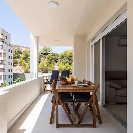 Sur Del Sol 3 Hab Y 2 Wc Con Gran Terraza Y Piscina A Pasos De La Playa Appartement