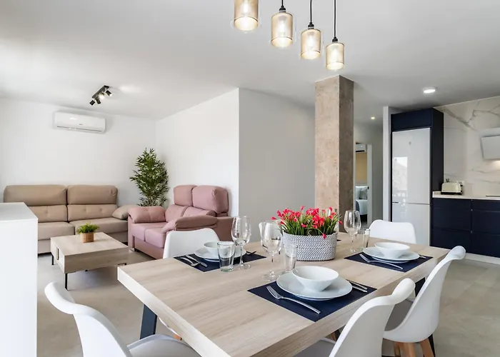 Apartman Sur Del Sol 3 Hab Y 2 Wc Con Gran Terraza Y Piscina A Pasos De La Playa